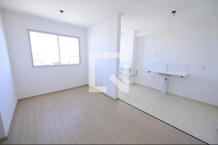 Sala/Cozinha de apartamento à venda com 2 quartos, 55m² em Residencial Bethel, Goiânia