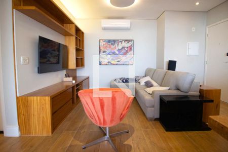 Sala de apartamento à venda com 2 quartos, 68m² em Pinheiros, São Paulo