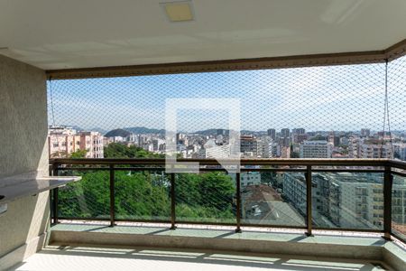 Varanda da Sala de apartamento à venda com 2 quartos, 75m² em Rio Comprido, Rio de Janeiro