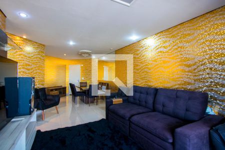 Sala de apartamento à venda com 3 quartos, 132m² em Vila Assunção, Santo André