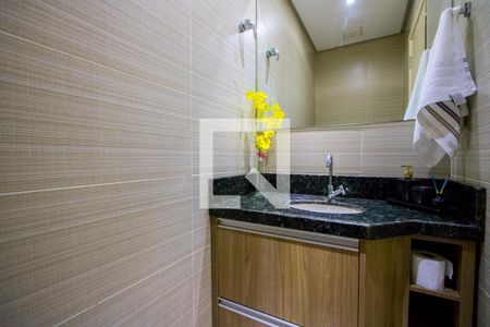 Lavabo de apartamento à venda com 3 quartos, 132m² em Vila Assunção, Santo André