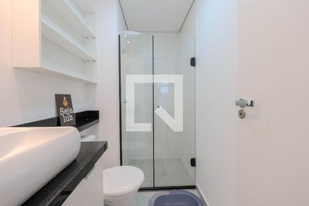 Studio para alugar com 27m², 1 quarto e sem vaga Studio para alugar com 27m², 1 quarto e sem vagaBanheiro