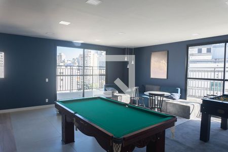 Studio para alugar com 27m², 1 quarto e sem vaga Studio para alugar com 27m², 1 quarto e sem vagaSalão de jogos