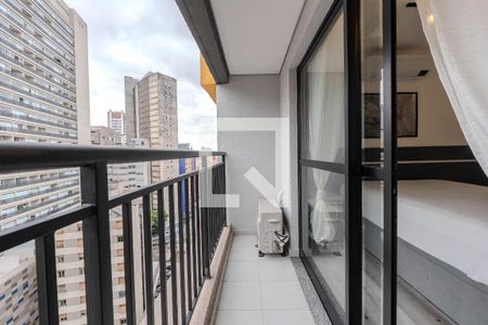 Studio para alugar com 27m², 1 quarto e sem vaga Studio para alugar com 27m², 1 quarto e sem vagaSacada