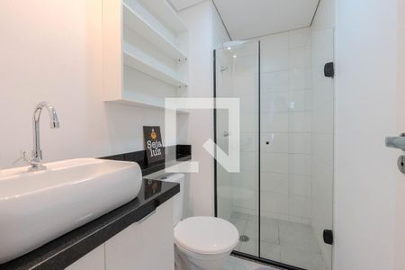 Studio para alugar com 27m², 1 quarto e sem vaga Studio para alugar com 27m², 1 quarto e sem vagaBanheiro