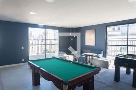 Studio para alugar com 27m², 1 quarto e sem vaga Studio para alugar com 27m², 1 quarto e sem vagaSalão de jogos