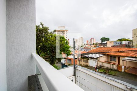 Varanda do Quarto 1  de apartamento à venda com 2 quartos, 48m² em Vila Valparaíso, Santo André