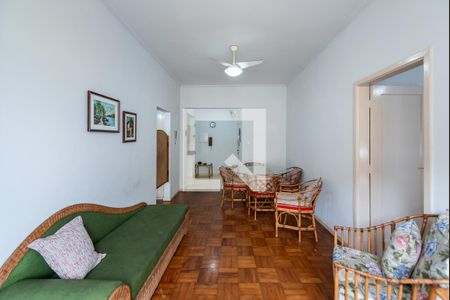 Sala de apartamento para alugar com 2 quartos, 76m² em Aparecida, Santos