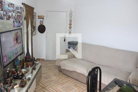Sala de apartamento para alugar com 2 quartos, 60m² em Parque São Vicente, São Vicente