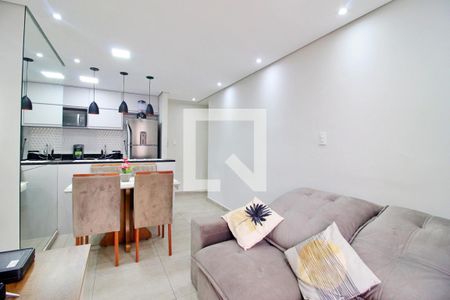 Sala de apartamento à venda com 2 quartos, 46m² em Parque João Ramalho, Santo André