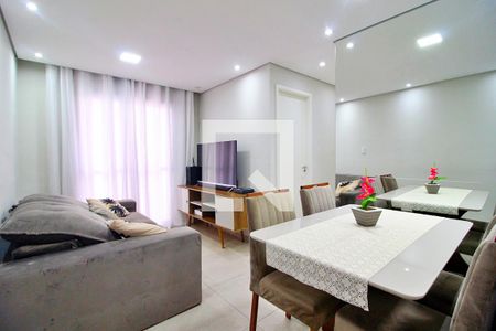 Sala de apartamento à venda com 2 quartos, 46m² em Parque João Ramalho, Santo André