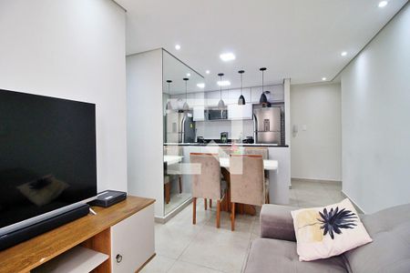 Sala de apartamento à venda com 2 quartos, 46m² em Parque João Ramalho, Santo André