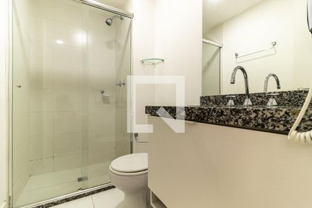 Banheiro de kitnet/studio para alugar com 1 quarto, 26m² em Campos Elíseos, São Paulo