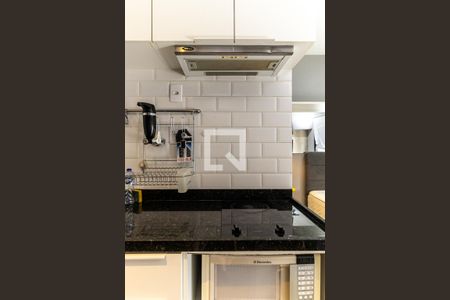 Cozinha de kitnet/studio para alugar com 1 quarto, 26m² em Campos Elíseos, São Paulo