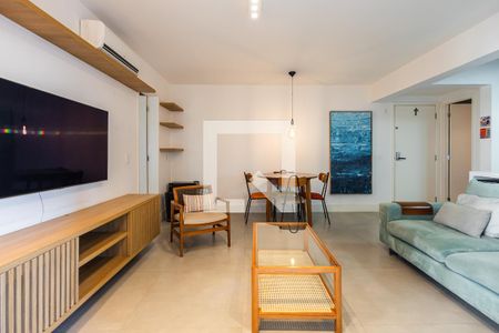 Sala de apartamento à venda com 1 quarto, 57m² em Vila Madalena, São Paulo