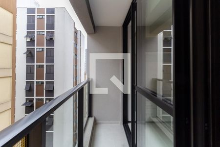Studio para alugar com 23m², 1 quarto e sem vaga Studio para alugar com 23m², 1 quarto e sem vagaVaranda Studio