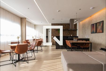 Studio para alugar com 23m², 1 quarto e sem vagaÁrea comum - Salão de festas