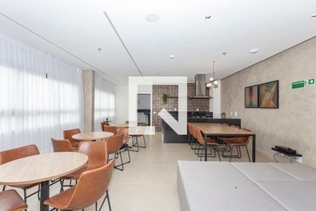 Studio para alugar com 23m², 1 quarto e sem vagaÁrea comum - Salão de festas
