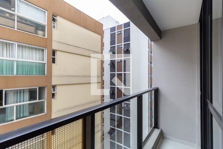 Studio para alugar com 23m², 1 quarto e sem vaga Studio para alugar com 23m², 1 quarto e sem vagaVaranda Studio