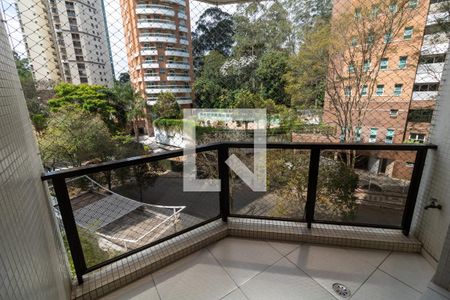 Varanda Sala de apartamento para alugar com 4 quartos, 283m² em Jardim Fonte do Morumbi, São Paulo