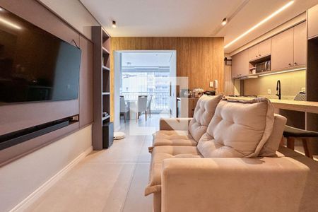 Sala de apartamento à venda com 2 quartos, 69m² em Parque Industrial Tomas Edson, São Paulo