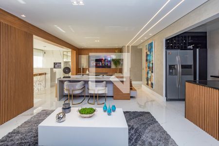 Sala de apartamento à venda com 3 quartos, 156m² em Vila da Serra, Nova Lima