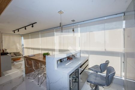 Varanda da Sala de apartamento à venda com 3 quartos, 156m² em Vila da Serra, Nova Lima