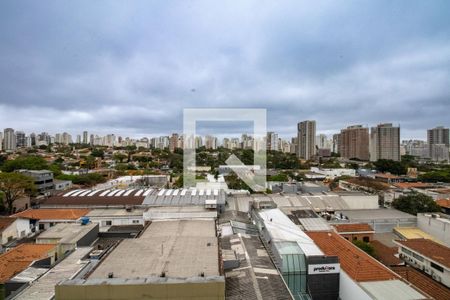 Vista da Sala de apartamento à venda com 1 quarto, 36m² em Indianópolis, São Paulo
