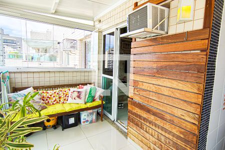 Apartamento à venda com 135m², 3 quartos e 2 vagasarea de serviço - varanda