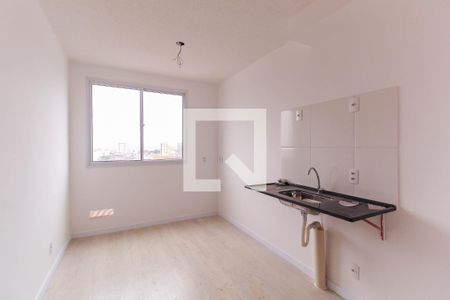 Sala/Cozinha de apartamento à venda com 1 quarto, 25m² em Belenzinho, São Paulo