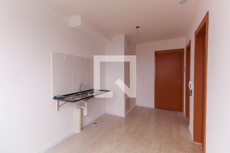 Sala/Cozinha de apartamento à venda com 1 quarto, 25m² em Belenzinho, São Paulo