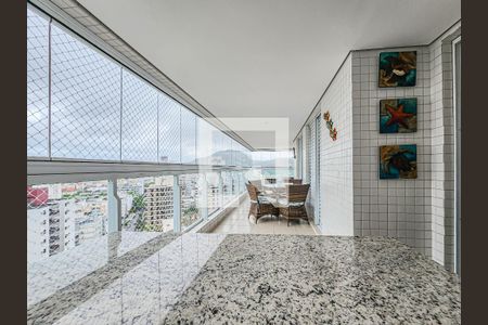 Sacada de apartamento para alugar com 3 quartos, 115m² em Jardim Virgínia, Guarujá
