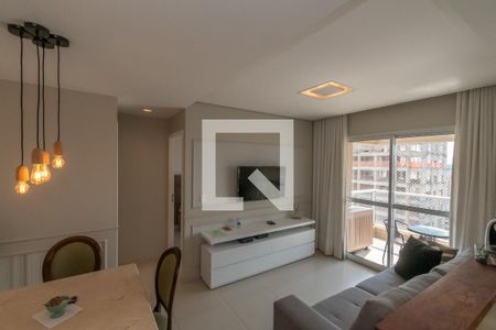 Sala de Estar/Jantar  de apartamento para alugar com 1 quarto, 45m² em Vila Lídia, Campinas