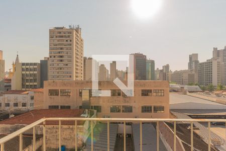 Sacada da Sala de apartamento à venda com 1 quarto, 39m² em Centro, Campinas