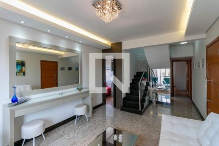 Sala de apartamento à venda com 3 quartos, 140m² em Calafate, Belo Horizonte