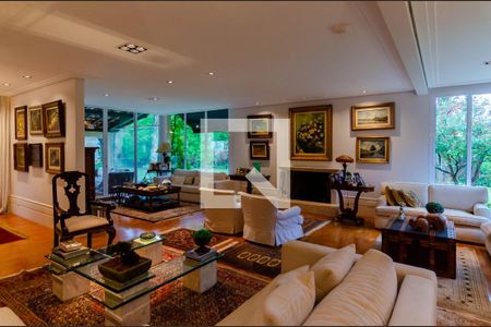 Sala de Estar de casa à venda com 3 quartos, 1500m² em Brooklin Paulista, São Paulo