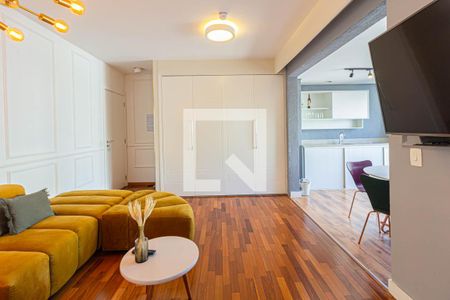 Sala de apartamento para alugar com 2 quartos, 60m² em Bela Vista, São Paulo
