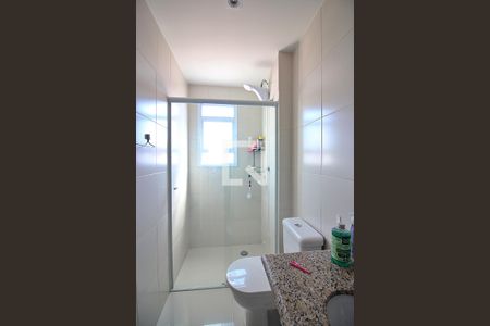Banheiro do Quarto 1 - Suíte de apartamento à venda com 2 quartos, 68m² em Jardim das Acacias, São Bernardo do Campo