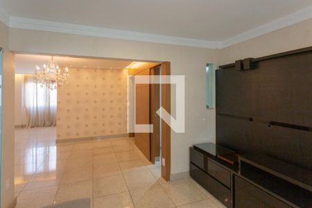 Sala de apartamento à venda com 4 quartos, 131m² em Funcionários, Belo Horizonte