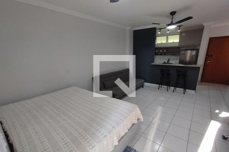 Sala - Dormitório de kitnet/studio para alugar com 1 quarto, 32m² em Nova Ribeirânia, Ribeirão Preto