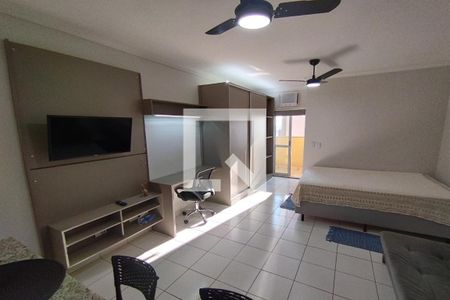 Sala - Dormitório de kitnet/studio para alugar com 1 quarto, 32m² em Nova Ribeirânia, Ribeirão Preto