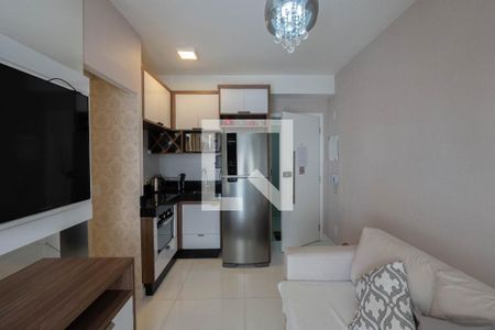 Sala/Cozinha de apartamento à venda com 1 quarto, 36m² em Bela Vista, São Paulo