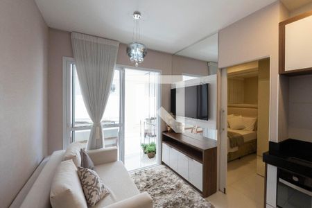 Sala/Cozinha de apartamento à venda com 1 quarto, 36m² em Bela Vista, São Paulo