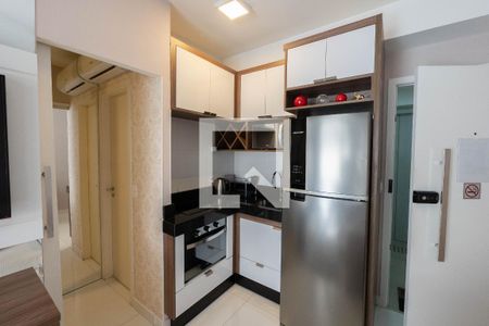 Sala/Cozinha de apartamento à venda com 1 quarto, 36m² em Bela Vista, São Paulo