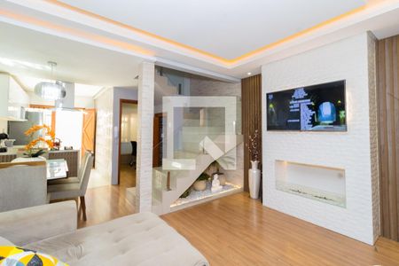 Sala de casa de condomínio à venda com 3 quartos, 109m² em Centro, Canoas