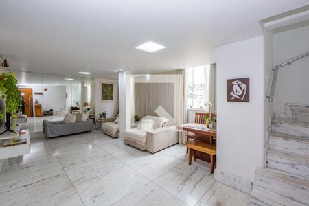 Sala 1 de apartamento à venda com 3 quartos, 190m² em Jardim America, Belo Horizonte