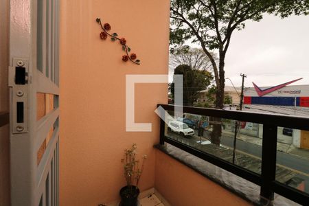 Sacada da Sala de apartamento à venda com 3 quartos, 96m² em Vila Assunção, Santo André
