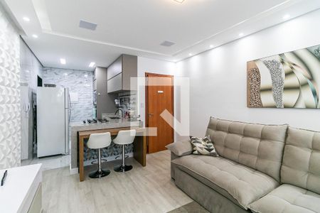 Sala de apartamento à venda com 2 quartos, 72m² em Cabral, Contagem