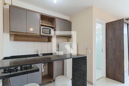 Studio - Cozinha de kitnet/studio para alugar com 1 quarto, 26m² em Vila Butantã, São Paulo