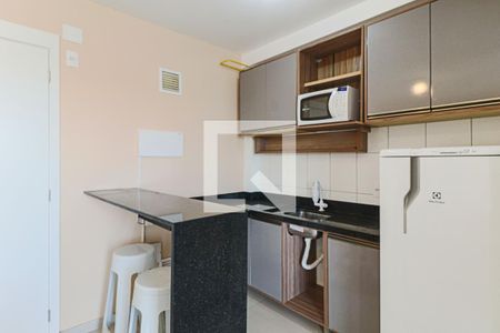 Studio - Cozinha de kitnet/studio para alugar com 1 quarto, 26m² em Vila Butantã, São Paulo